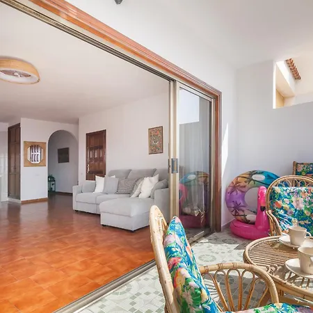 Casa De Franco - Ocean View, 50m From Playa La Arena, Fibre Net Lägenhet